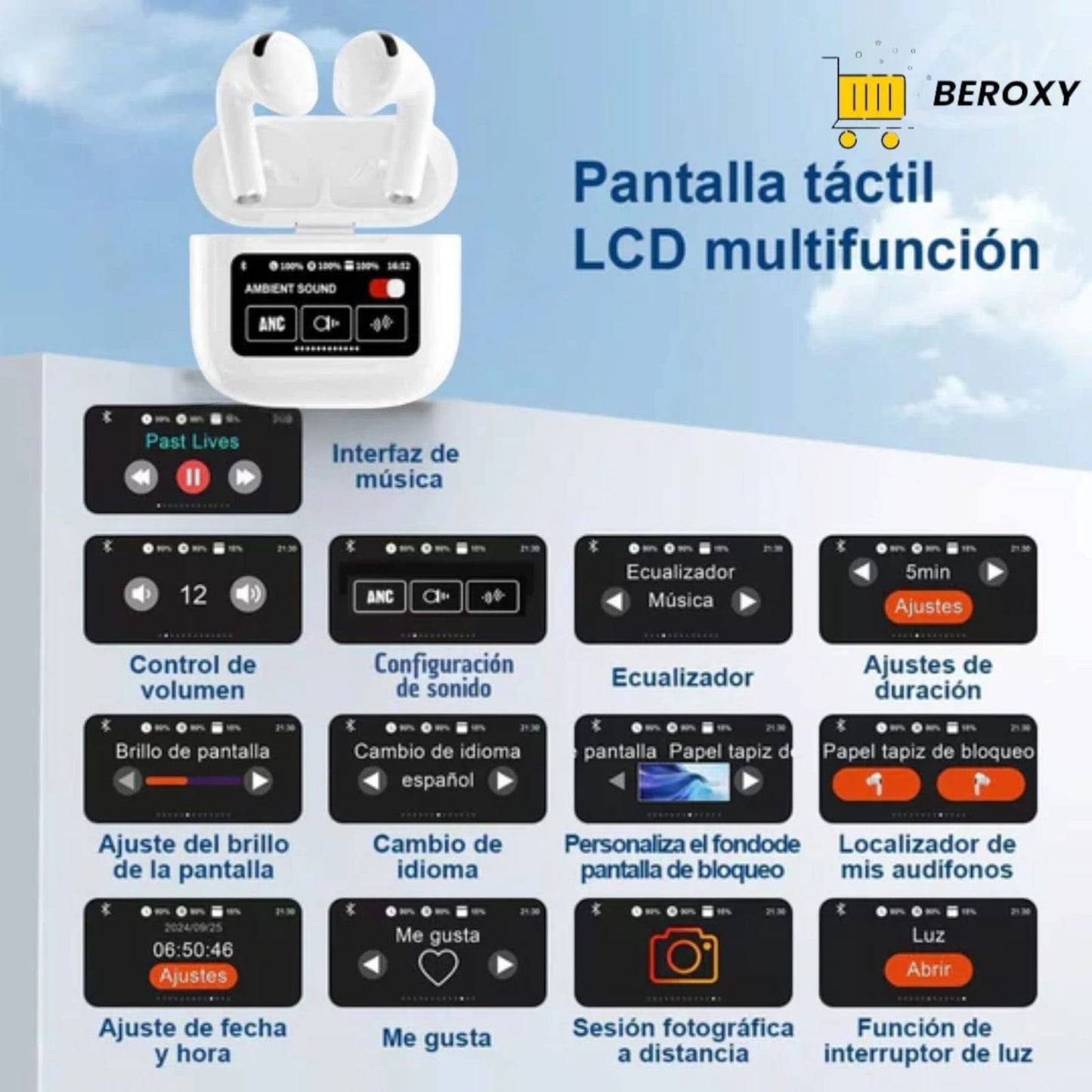 Audix Pro Bluetooth Pantalla Táctil