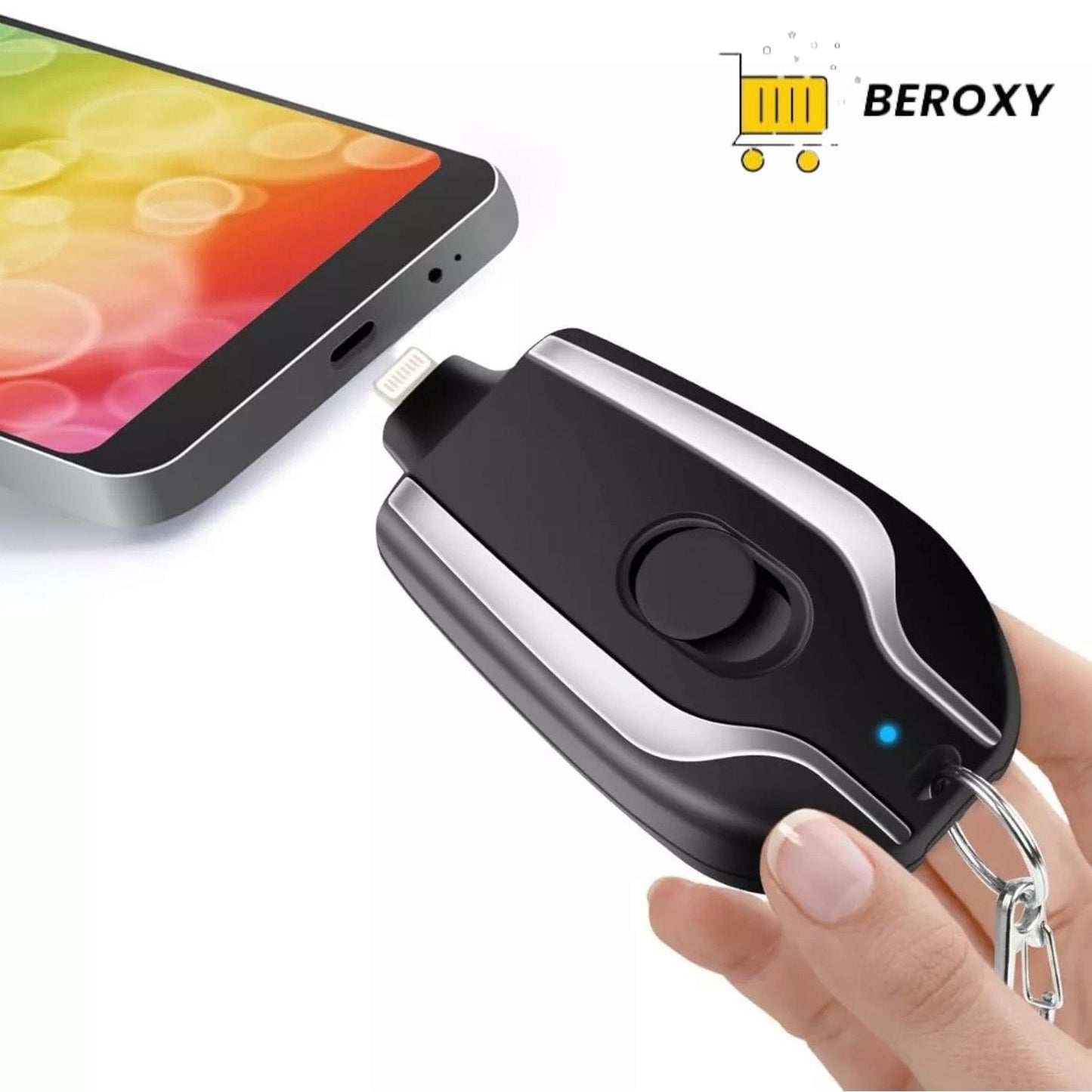 Energix mini cargador portatil llavero